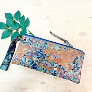 HOBO Leather Vida Wristlet Tie Dye Limited Edition